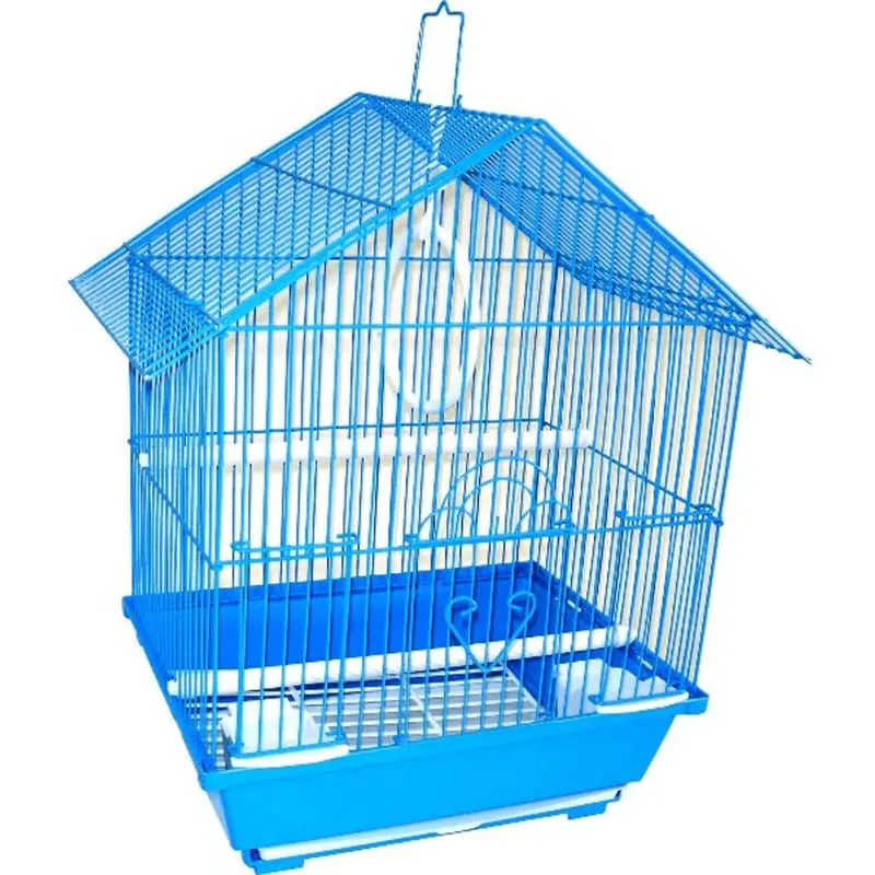 Yml A1114mblu House Top Style Parakeet Cage, 11 X 9 X 16 Small