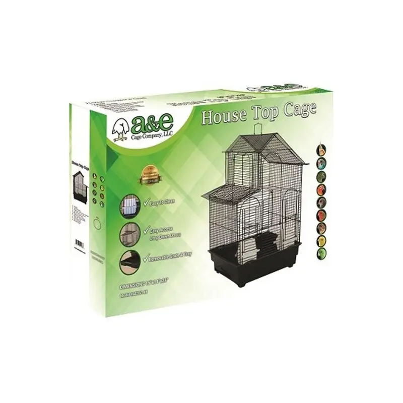 A&E Cage 644133 X 14 In. House Top Bird Cage Size 16
