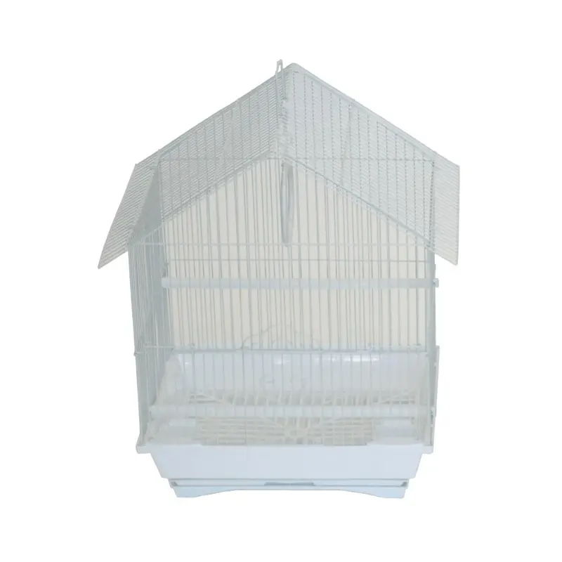 Yml A1314mwht House Top Style Parakeet Cage, 13.3 X 10.8 X 17.8 Small