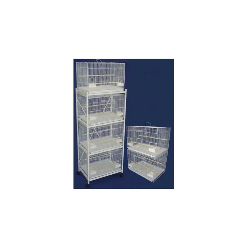 Yml White 6X2424wht Lot Of Six Bird Breeding Cages In Small