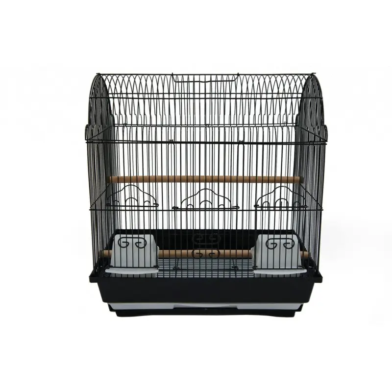 Yml White A1784 Bar Spacing Barn Top Bird Cage Small