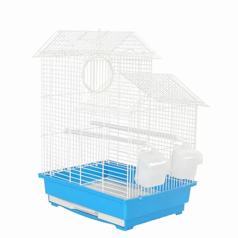 New Kct Santiago Exotic Portable Bird Cage - Blue Pbc204blu Small