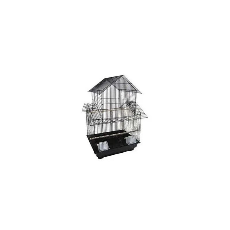 Peticare Black Pagoda Bird Cage In Small