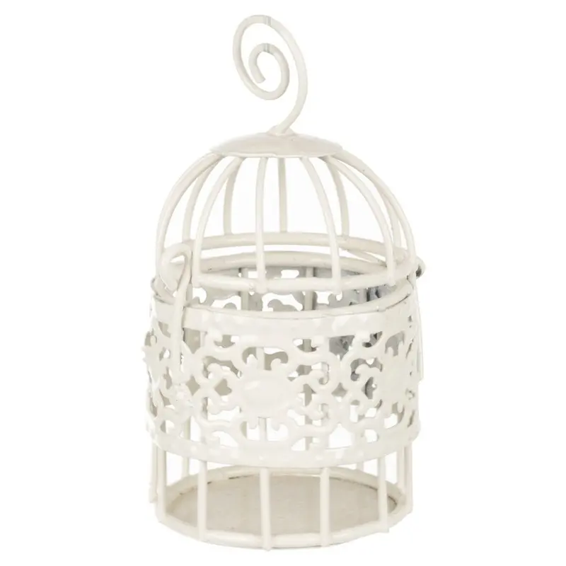 Urbnliving Ivory Wire Mesh Bird Cage Large