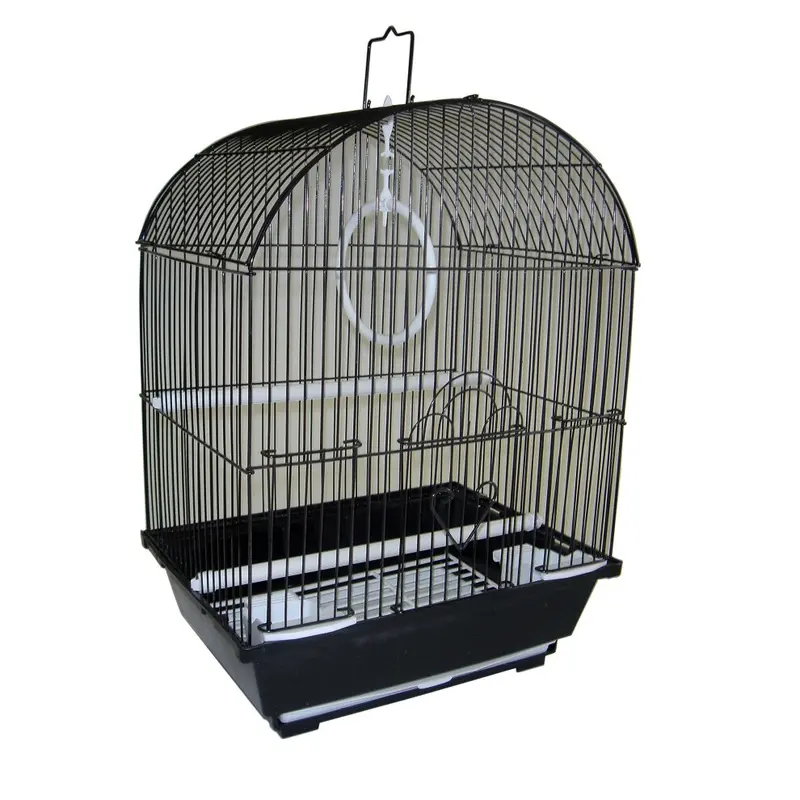 Yml Group Inc Yml A1304blk Round Top Style Parakeet Cage, 11 X 9 X 16 Small