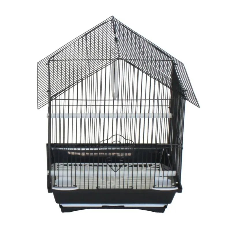 Yml A1314mblk House Top Style Parakeet Cage, 13.3 X 10.8 X 17.8 Small