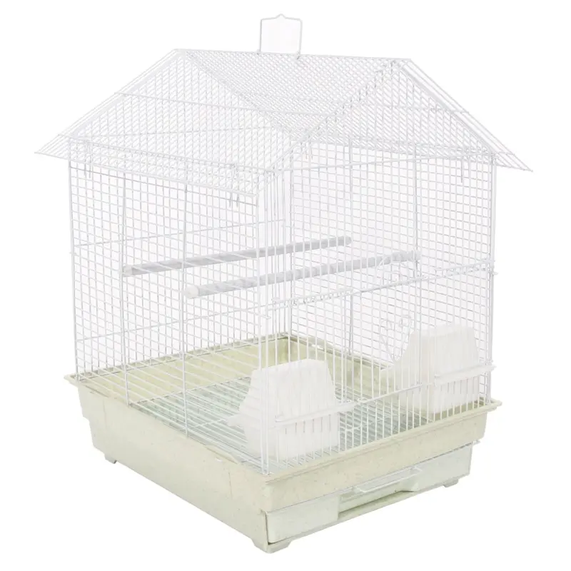 New Kct Lima Plus Exotic Portable Bird Cage - White Pbc211wht Small