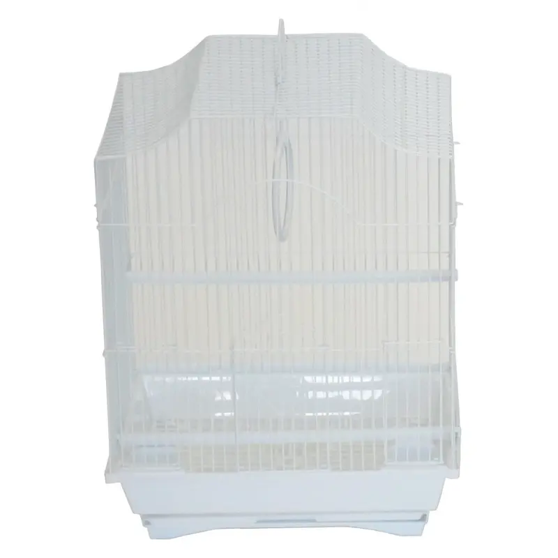 Yml A1334wht Cornerless Flat Top Cage, Medium