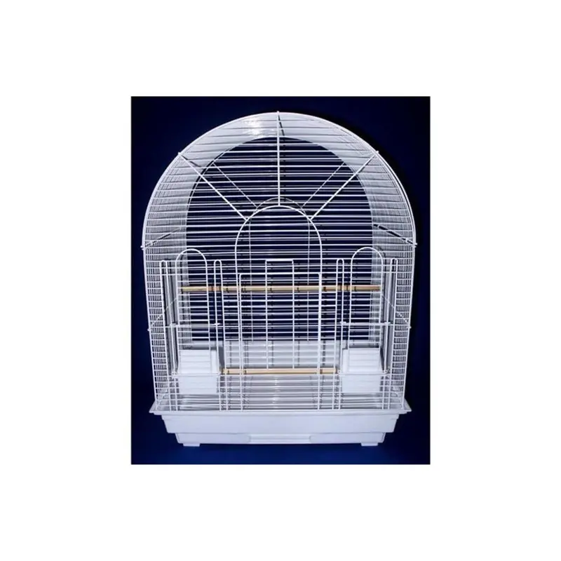Yml White 1934Wht Round Top Bird Cage In Small