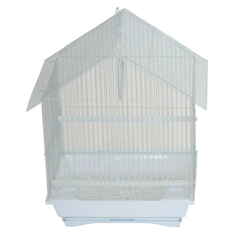 Yml A1114mwht House Top Style Parakeet Cage, 11 X 9 X 16 Small