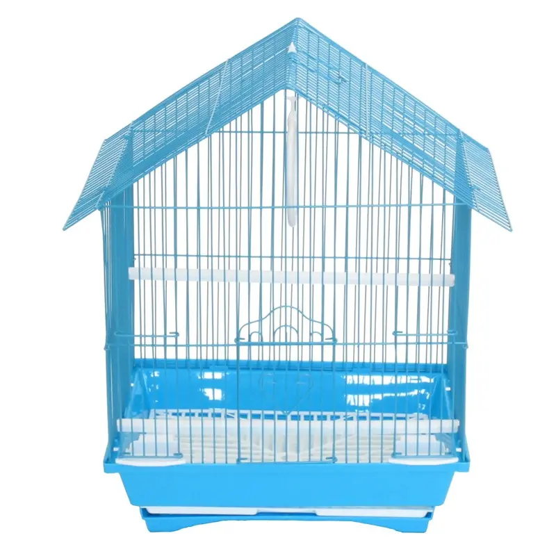 Yml A1314mblu House Top Style Parakeet Cage, 13.3 X 10.8 X 17.8 Small