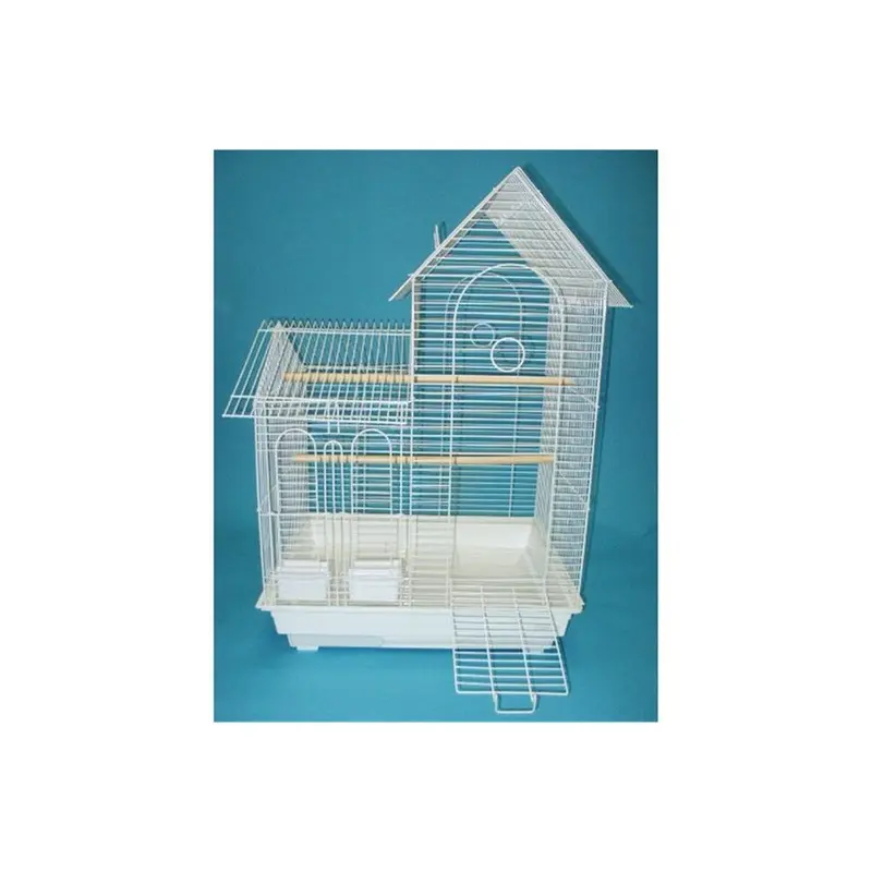 Yml White 1944Wht Villa Top Bird Cage In Small
