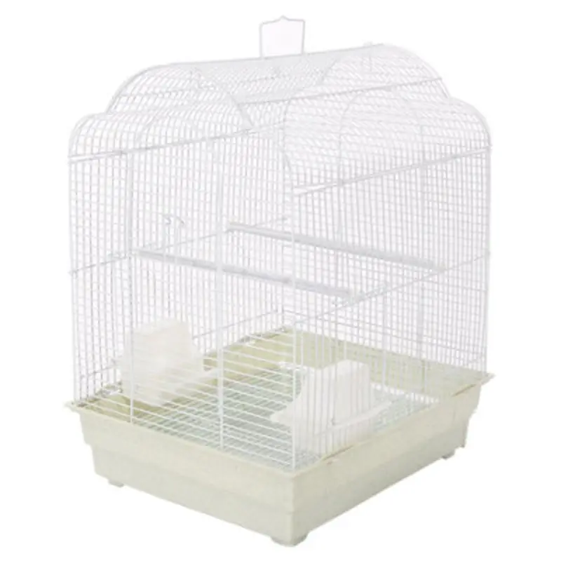 Kct White Indoor Bird Cage Rosario Plus Exotic Travel Small
