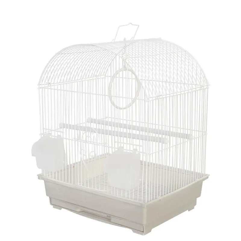 Kct White Rosario Exotic Portable Bird Cage Small