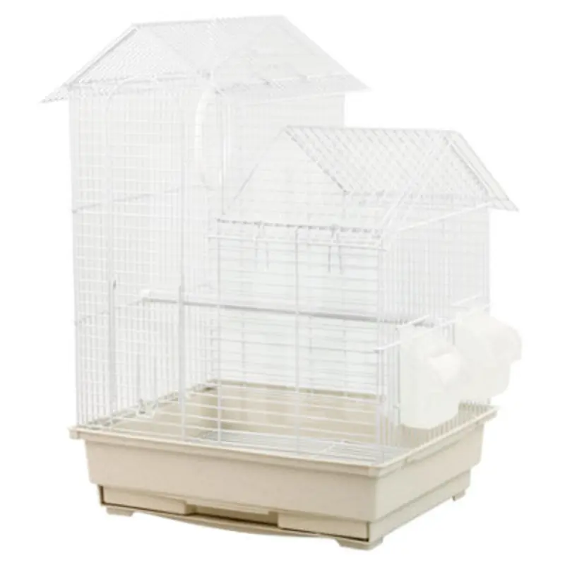 Kct White Santiago Exotic Portable Bird Cage Small