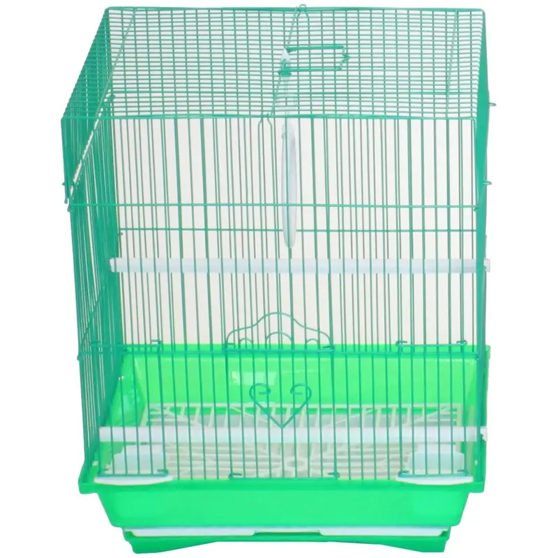Yml A1324mgrn Flat Top Parakeet Cage, 13.3 X 10.8 X 16.5 Medium