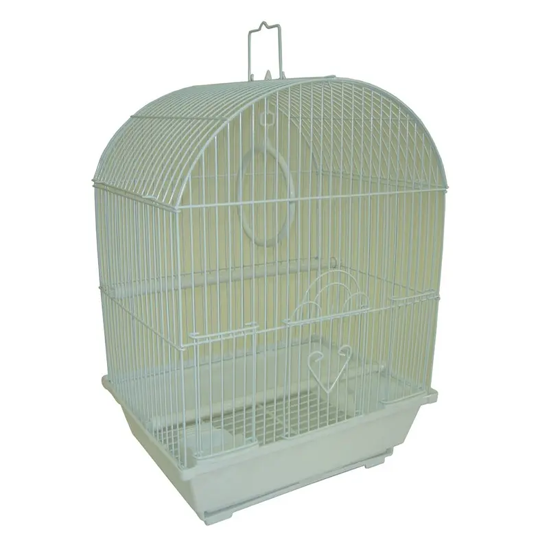 Yml Group Inc Yml A1104wht Round Top Style Parakeet Cage, 11 X 9 X 16 Small