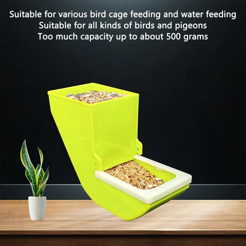 Bird Feeder For Cage Hanging Bird Feeder Plastic Bird Food And Water Dispenser 100G