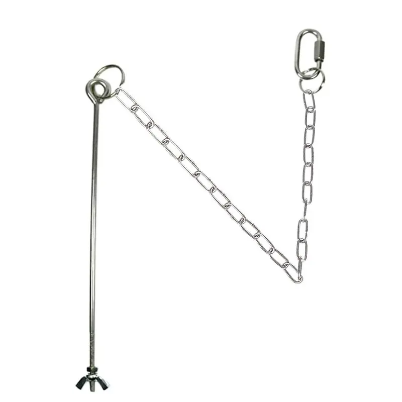 Bird Food Holder Stainless Steel Fruit Vegetable Skewer Hanging Feeder Toy