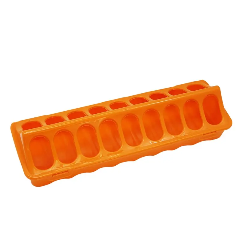 Nobby Pet Orange Plastic Bird Feeder Small