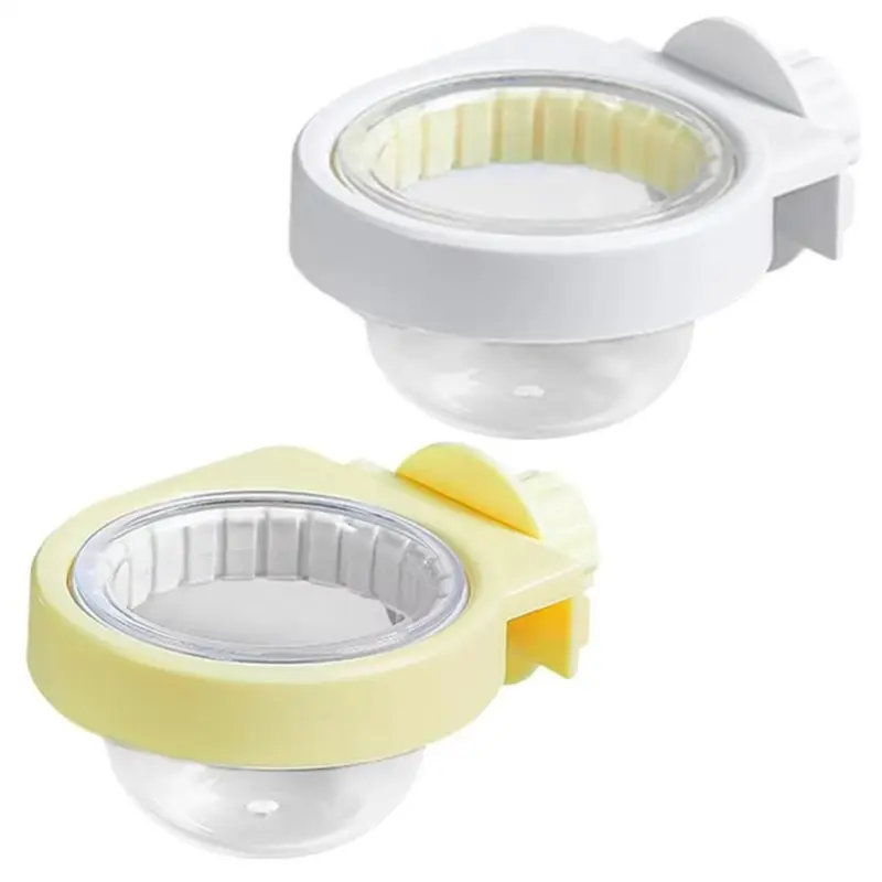 Sin Marca Parakeet Food Dish Transparent Parrot Feeder Water Bowl With Clamp Size 1
