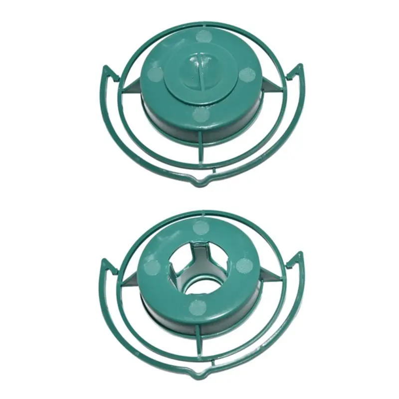 Tauoh Outdoor Bird Feeder Automatic Hanging Plastic Feed Bowl 2Pcs Small