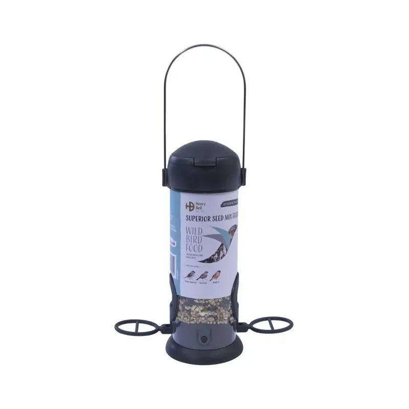 Henry Bell Superior Seed Feeder - Single - Of Superior Seed Mix Grey 250G