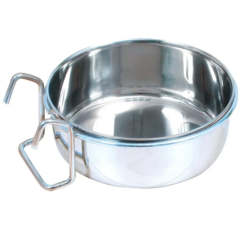 Zolux Argent Stainless Steel Bowl With Bird Hooks
