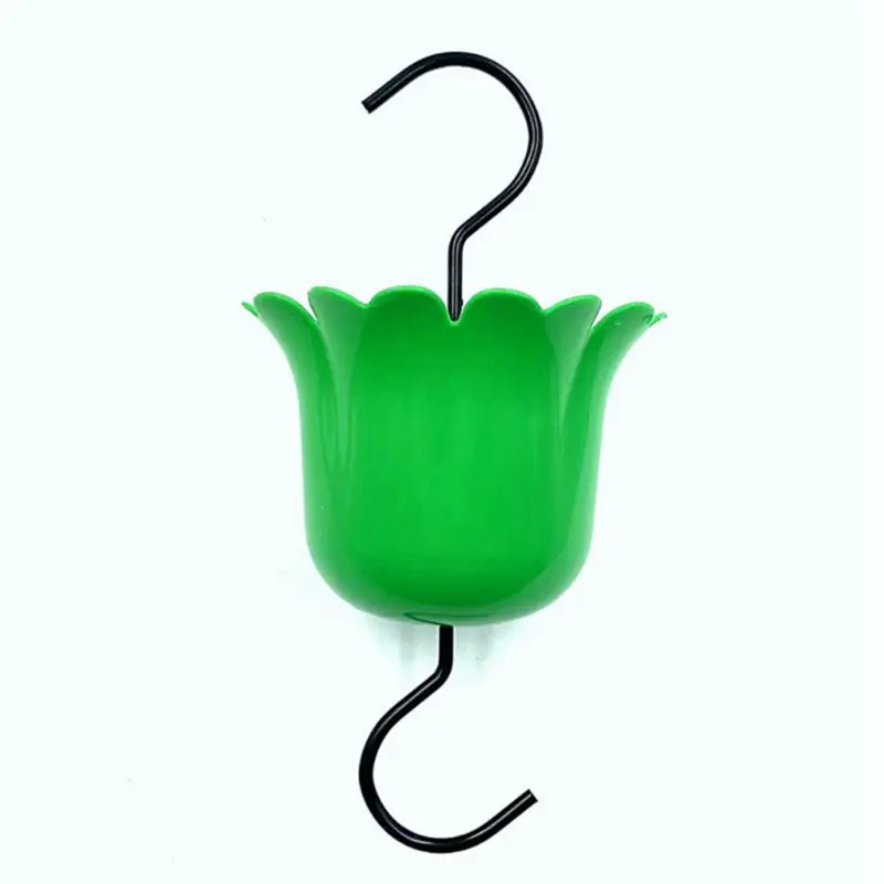 Markenlos Green 4-Pack Capacity Water Feeder Bird Feeder With Hook (Green) Large