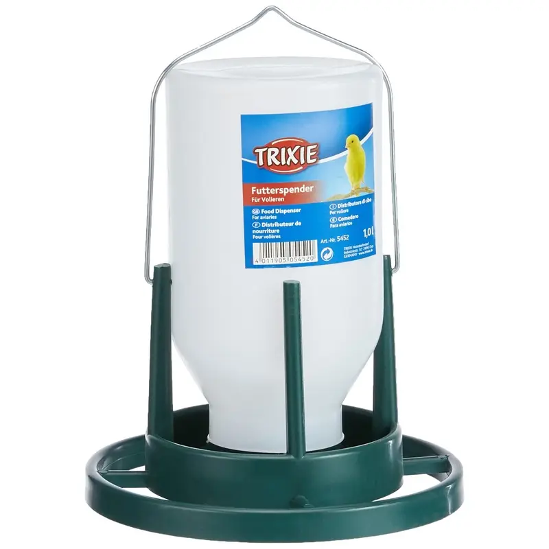 Aviary Bird food dispenser, 1.000 ml/20 cm