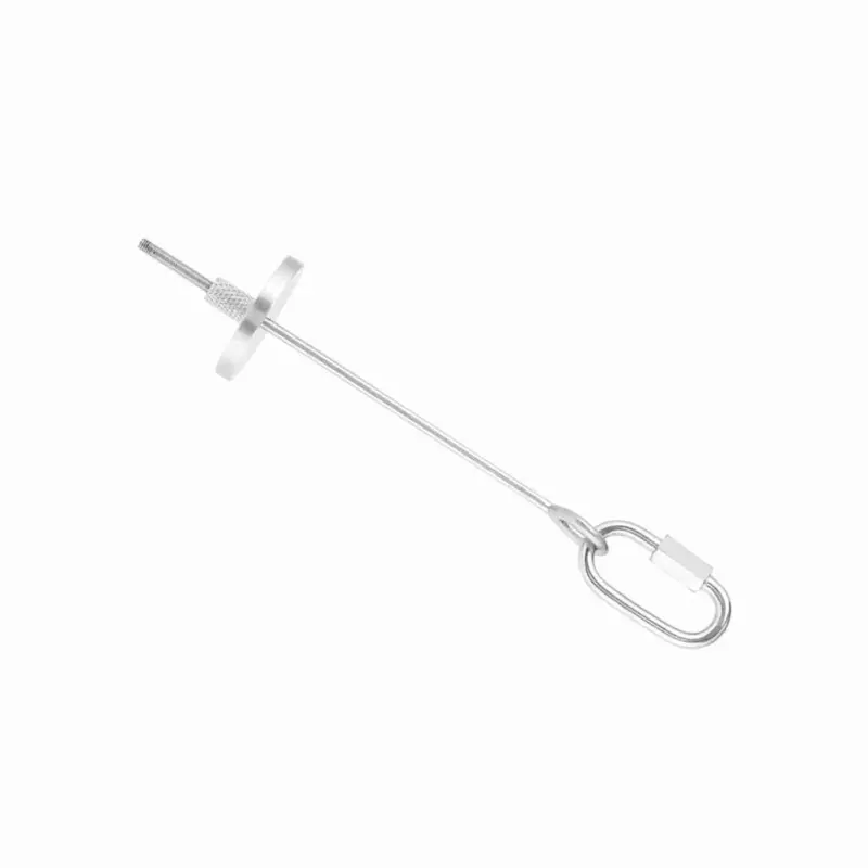 Stainless Steel Parrot Fruit Vegetable Food Stick Holder Animal Bird Toy #2 Small