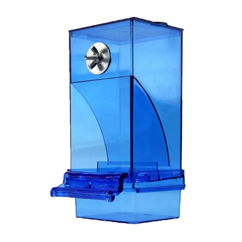 Blue (Blue) Transparent Automatic Bird Feeder With Easy Installation