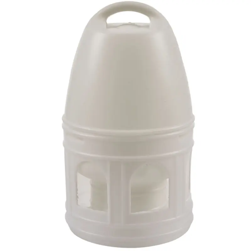 White Removeble Plastic Drinker With Handle For Pigeons Bird Supplies