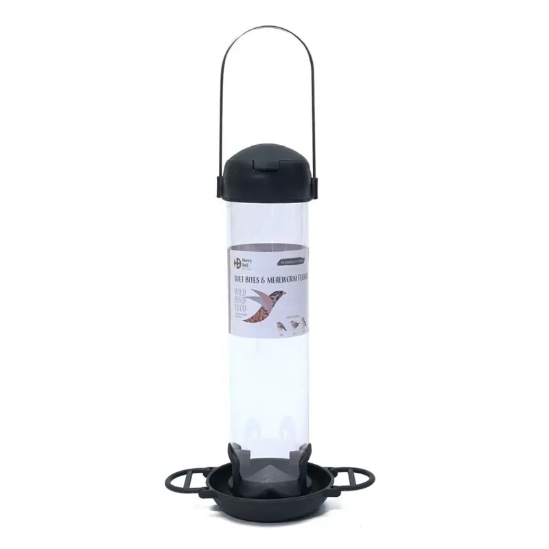 Henry Bell Essential Suet Bites And Mealworm Feeder 130G