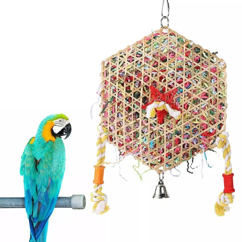 Xylfly Bird Chewing Toy Parrot Toy For Macaws Birds Finches Small