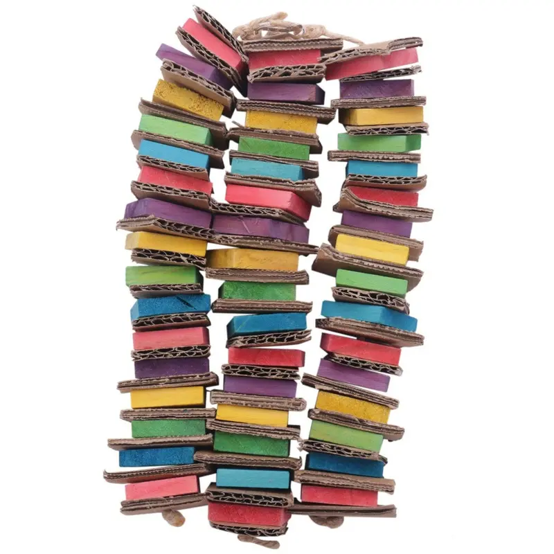 Senza Marchio Grey Parrot Toys For Birds Cardboard Big Bird Toys African Parrot