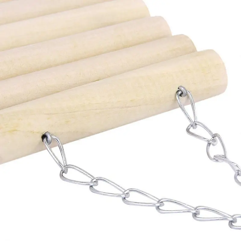 (As show, One size) Mouse Parrot Bird Cat Hamster Wooden Hanging Swing Toys