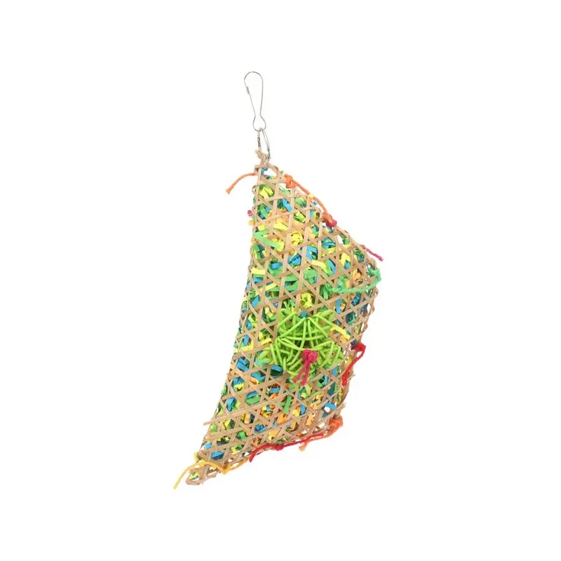 Parrot Cage Shredder Toy Crinkle Paper Chewing Toys Foraging Toy For Small