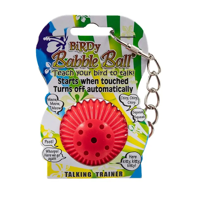 Pet Qwerks Bird Babble Ball Bird Toy