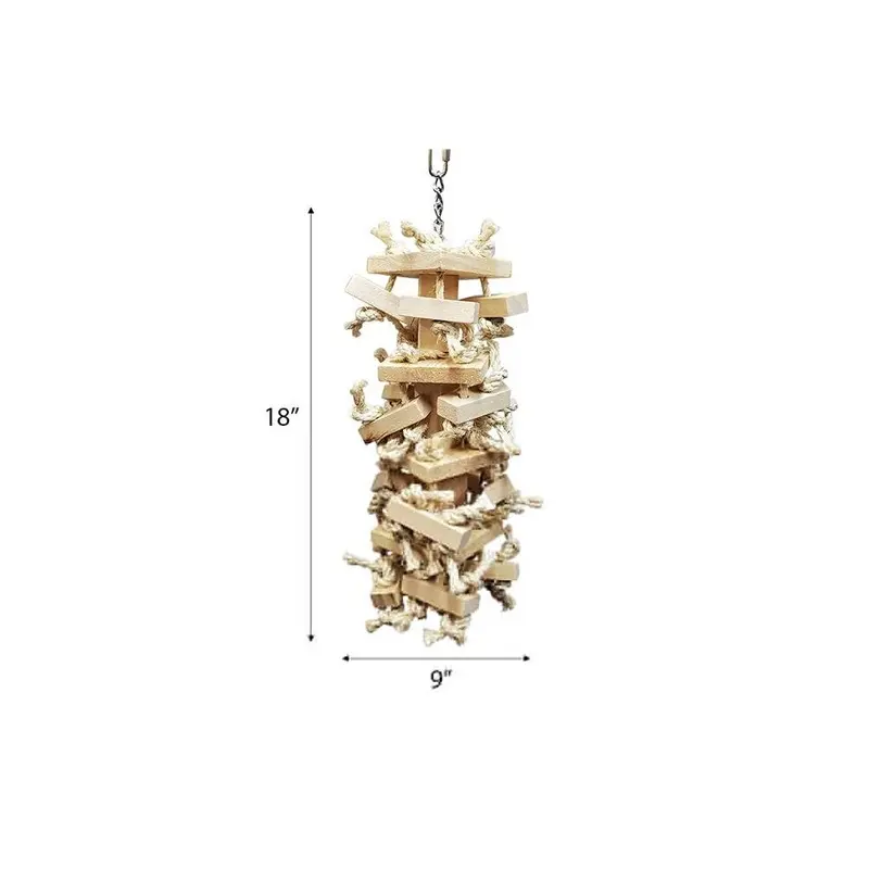 A&E Cage Hb01441 Cluster Blocks Natural Bird Toys - Medium