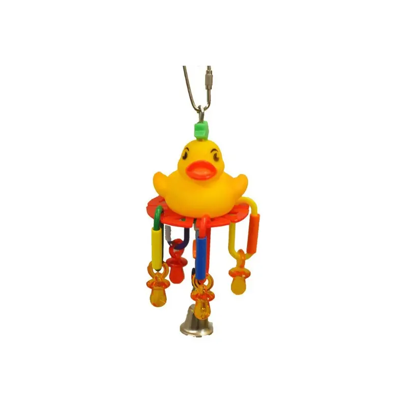 Ae Cage Company Cage Company Happy Beaks Toy Lucky Rubber Ducky