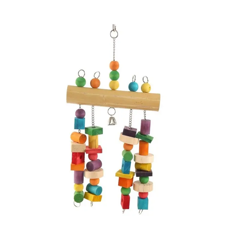 Coollapet Bamboo Log Bird Toy (6 X 2 X 13 Cm) Size 6