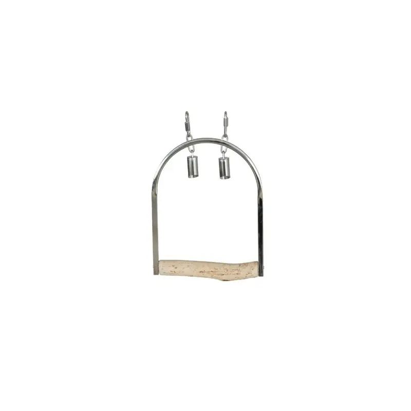 Featherland Paradise Paradise Toys Stainless Steel Swing 8-Inch W By 10-Inch Small