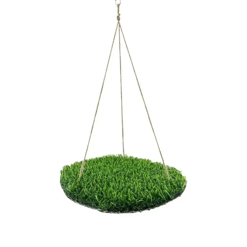 Markenlos Bird Swing Mat Bird Foraging Mat Toys Natural Climbing Perch Bird Toy