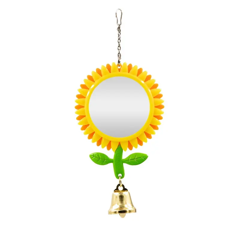 Beaks Sunflower Mirror Bird Toy