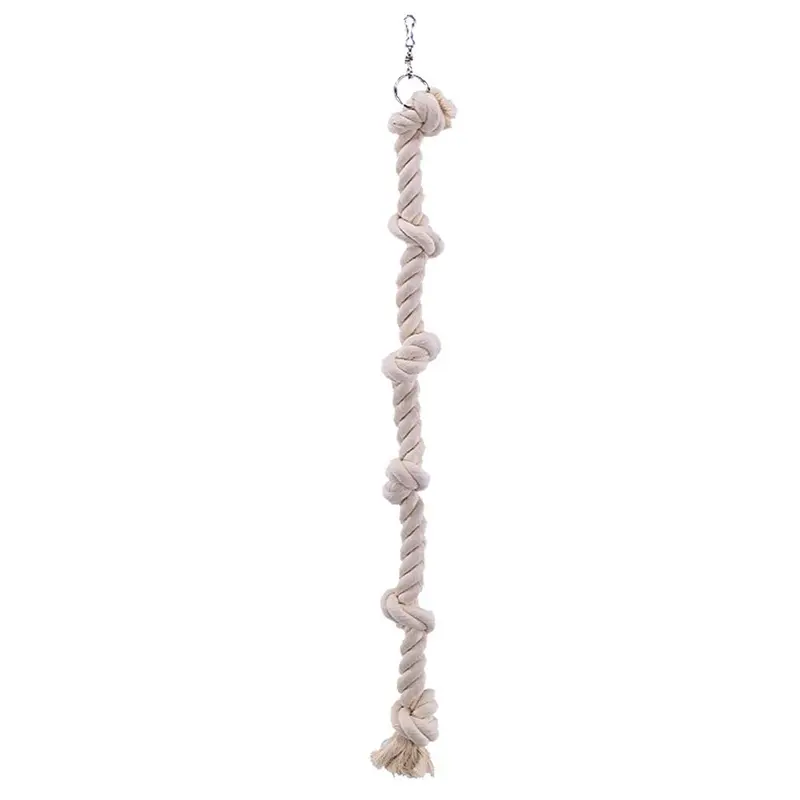 Nobby Cotton Climbing Rope with 6 Knots for Parrot, 100 cm x 25 mm Dia