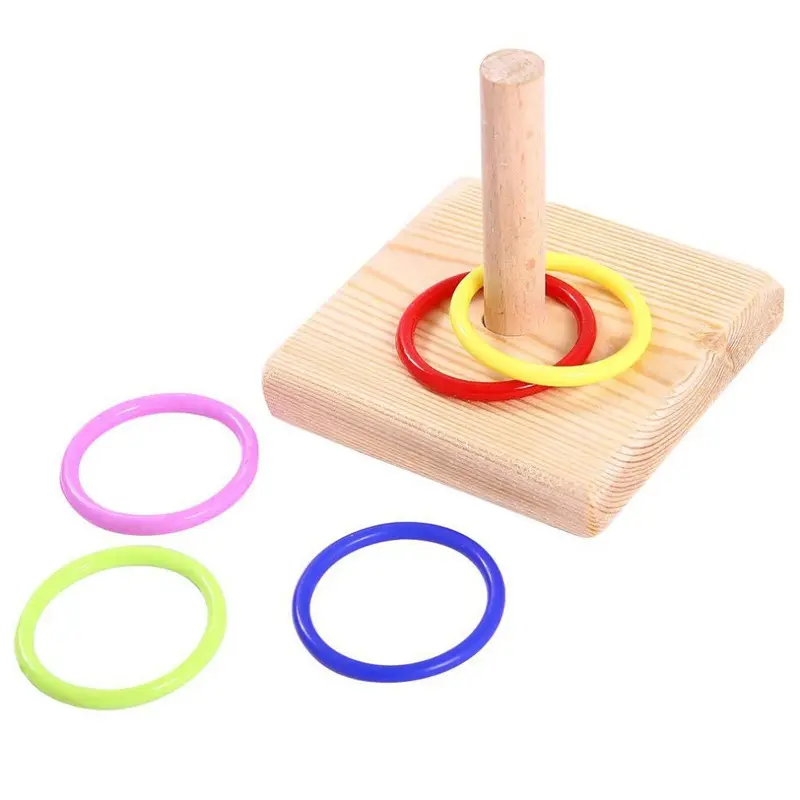 Stacking Ring Bird Toy Bird Trick Tabletop Toy Rings Toy Set For Parrots Small