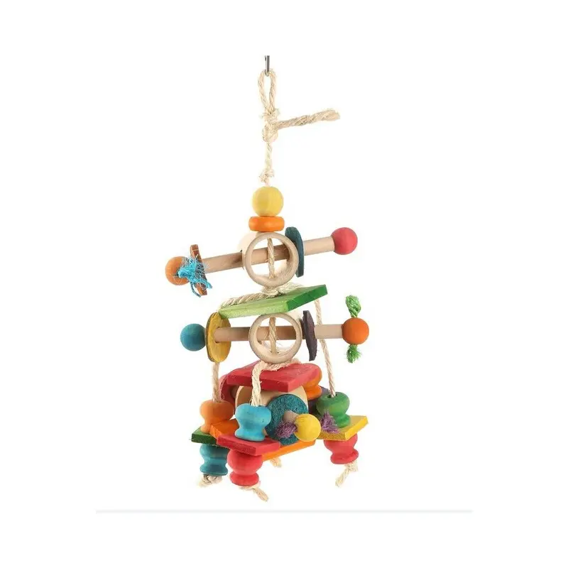 Coollapet Bamboo Cinnamon Roll Bird Toy (11 X 3 X 8 Cm) Size 11