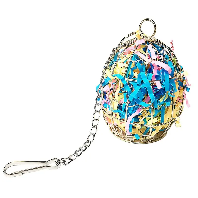 Metal Bird Feeders Hanging Feeding Tool For Outdoor Shredder Toy Garden Decor