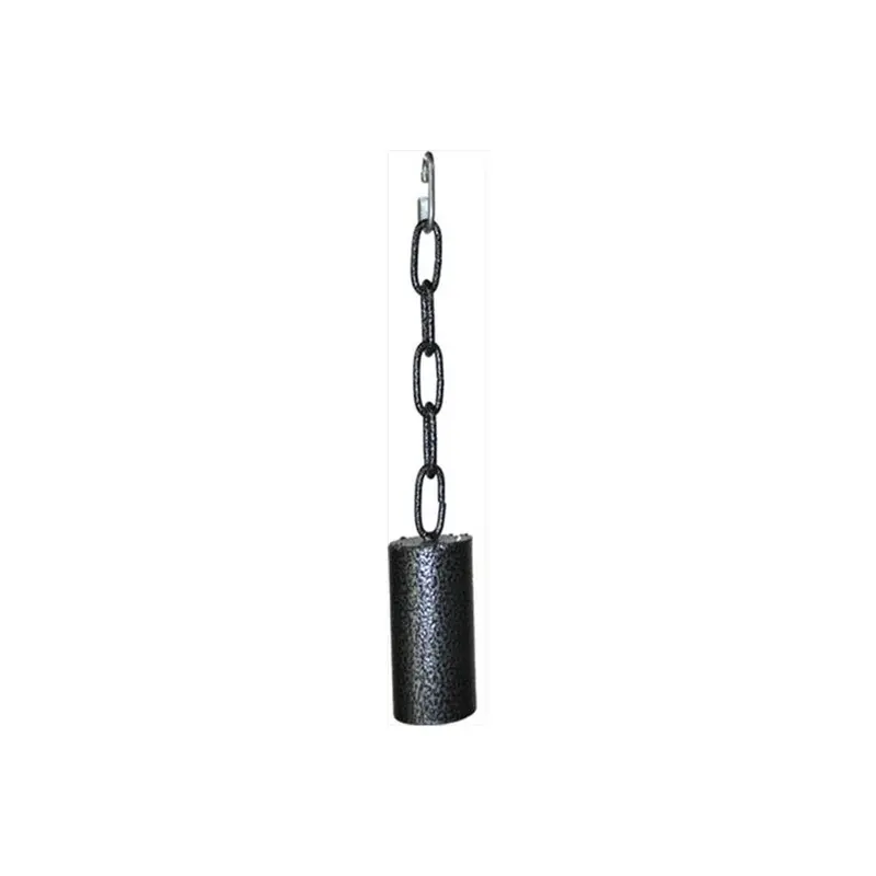 A&E Cage Ae002 Platinum Metal Pipe Bell On A Chain Medium